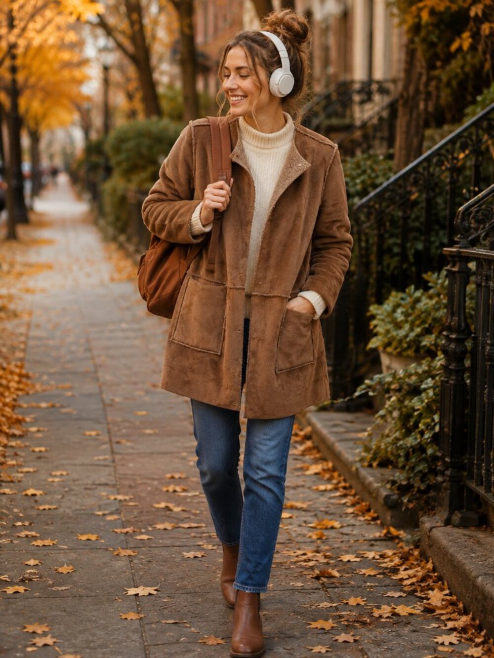 Two Looks in One! H&M Reversible Faux Shearling Coat